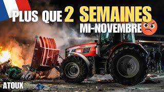 Plus que deux semaines pour revoir les mêmes images de lannée dernière🇫🇷🚜😡 agriculteursencolere [upl. by Filippa509]