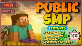 LIVE SEASON 2  Public SMP DAY 13 minecraft [upl. by Ahsenauj]