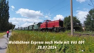 Waldbühen Express nach Melle mit V65 001 28072024 [upl. by Carmelina275]