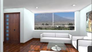 EDIFICIO MULTIFAMILIAR EN 3D EN AREQUIPA [upl. by Enrica]