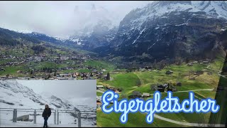 The Amazing Views In The Cable Car Going To Eigergletscher [upl. by Ysle]