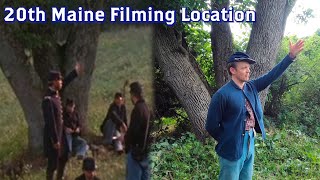 Filming the quotGettysburgquot 20th Maine Scenes 30th Anniversary [upl. by Winne128]