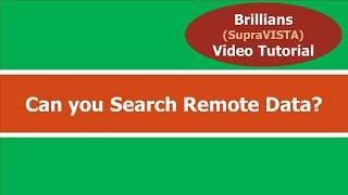 How to Search Remote Data in less than 30 seconds [upl. by Eckhardt]