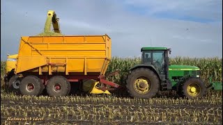 Maize Harvest with John Deere 7810 and Others [upl. by Regina543]