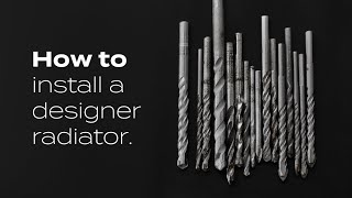 How To Install A Designer Radiator  BestHeating [upl. by Ethan344]