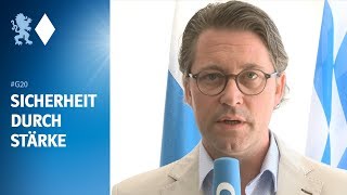 Andreas Scheuer zum G20Gipfel in Hamburg [upl. by Ramsay]