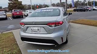 USED 2022 TOYOTA COROLLA LE CVT at Grainger Honda USED HP12848 [upl. by Nahtannoj]