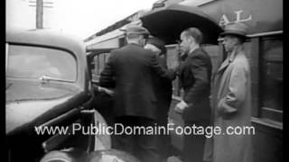 John D Rockefeller at 97 years old 1936 archival public domain stock footage [upl. by Faust642]