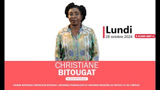 LeCanapéRouge Christiane Bitougat ancienne syndicaliste [upl. by Fotina]