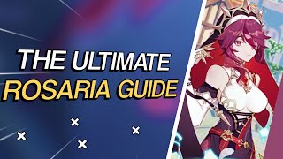 HOW TO ROSARIA  THE RIGHT WAY  Genshin Impact Guide [upl. by Yhtuv440]