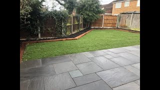 Kandla Grey Sandstone Patio in Springfield Chelmsford [upl. by Imre]