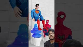 SpiderMan sabse uparshorts batmanvsironman spiderman superman funny [upl. by Senskell]