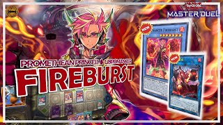 LIBROMANCER Promethean Princess Deck UPDATE 🔥 FIREBURST NEW Secret Pack  YuGiOh MASTER DUEL [upl. by Grogan244]