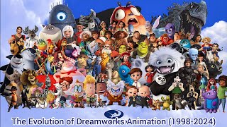 The Evolution of Dreamworks Animation 19982024 [upl. by Sadnak]