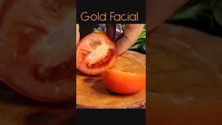 Gold facial at home facialathome ytshorts shorts trend2024 [upl. by Trudy206]