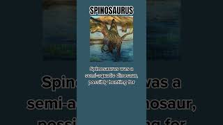 SPINOSAURUS The Amazing Swimming Dinosaur with a Mysterious Sail [upl. by Melisent]