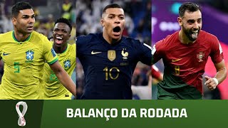 Brasil França e Portugal avançam na Copa do Mundo [upl. by Kele]