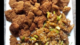 PART 2 VEGAN SEITAN CHICKEN NUGGETS AND A SWEET ASIAN DISH MEAT PREPARED TWO WAYS [upl. by Chernow548]