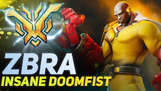 Best Of quotZBRAquot UNSTOPPABLE DOOMFIST 1 TRICK  OVERWATCH 2 MONTAGE [upl. by Atikin]