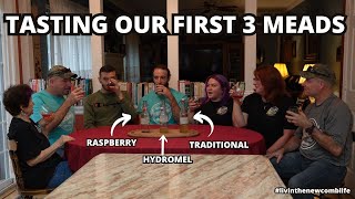 TASTING OUR FIRST THREE MEADS 140 [upl. by Jobey]