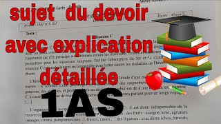 Devoir des 1AS  Le texte explicatif [upl. by Gaylor]