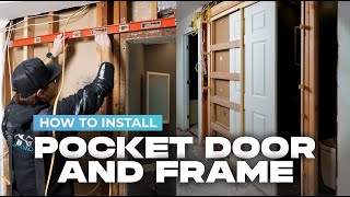 Unlocking the Secrets of Installing Pocket Doors  Youll Want to See This [upl. by Ayekram]