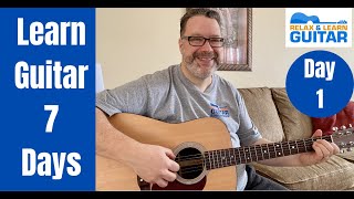 Guitar Lesson 1 Absolute Beginner Acoustic Guitar Lesson Free 7 day Starter Course [upl. by Odawa]