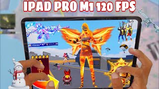 120 Fps on IPAD PRO M1🔥  ipad M1 Pubg Test 2024  ipad Handcam Gameplay  Pubg Mobile [upl. by Sinclare]