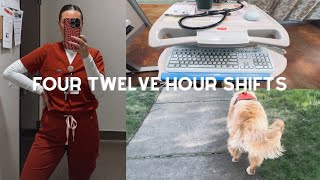 registered nurse in the emergency department days in my life vlog four 12 hour shifts in a row [upl. by Nivan]