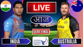 Live India Legends Vs Australia Champions  INDL vs AUSC Semi Final Live 1st innings livescore [upl. by Amandy951]