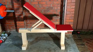 DIY adjustable incline bench [upl. by Ivan]