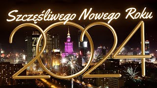 Sylwester ✨ Nowy Rok 2024 ✨ Pokaz fajerwerków w Warszawie [upl. by Atinihc]