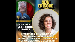 Intervista Profssa Chiara Bonini rinomata ricercatrice sulle terapie geniche e cellulari [upl. by Lagasse545]