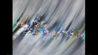 Peinture Acrylique Abstraite  Speed Painting [upl. by Gasper16]