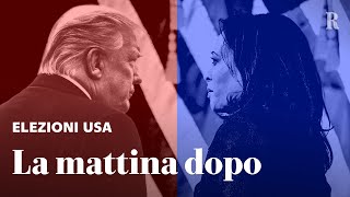 Elezioni Usa 2024 la mattina dopo [upl. by Ahsekal]