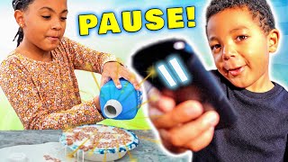 Pause Challenge VS Twin Sisters [upl. by Alanah]