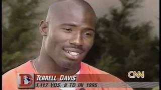 Broncos Running Back Terrell Davis [upl. by Rdnaskela]