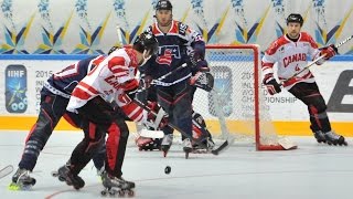 Canada vs USA  2015 IIHF Inline Hockey World Championship [upl. by Ordnagela768]