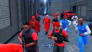 GTA 5 Bloods Vs Crips With Subscribers [upl. by Eirroc]