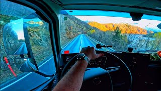 Ive been planning this shot for a very long time POV Truck Driving Norway 4K60 Volvo FH540 [upl. by Ayinat305]