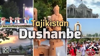 Dushanbe City Tour in HD  Виртуальный тур по городу Душанбе  The Captial of Tajikistan 🇹🇯 [upl. by Deanna123]