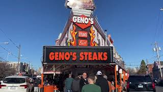 Rating Geno’s Philly Cheesesteak [upl. by Barabas283]