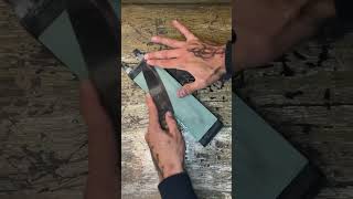 Sharpening a Cheap Knife fyp knife knifesharpening satisfying [upl. by Nyleuqaj658]