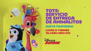 Tots Servicio de Entrega de Animalitos Nueva Temporada Lunes a Viernes Promo Disney Junior LA [upl. by Tootsie]