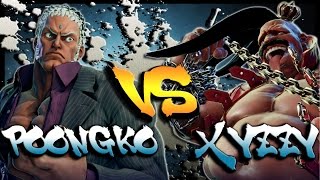 SFV  Poongko  Urien  Vs Xyzzy  Birdie   Best of 3   SF5 [upl. by Rima]