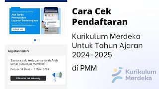 Cek Pendaftaran IKM 2024  Cara daftar Implementasi Kurikulum Merdeka 20242025 [upl. by Jeunesse]