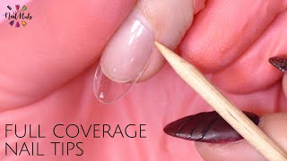 Full Coverage Nail Tip Extensions [upl. by Ladnar]