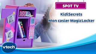 KidiSecrets  Mon casier MagicLocker  Boite à secrets personnalisable  VTech [upl. by Nnaylloh717]