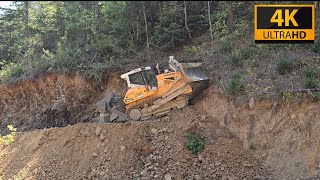 LİEBHERR 746 Dozer İle Viraj Genişletme 2 10 [upl. by Weixel]