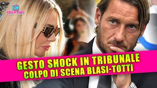 Ilary Blasi e Francesco Totti Gesto Shock in Tribunale [upl. by Talyah270]